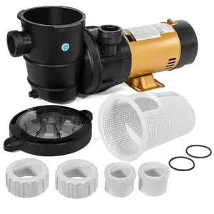 XtremepowerUS 1.5HP Variable Speed Energy-Efficient Swimming Pool Pump with Strainer, 115V Pool Accessories, Swimming Pool Accessories