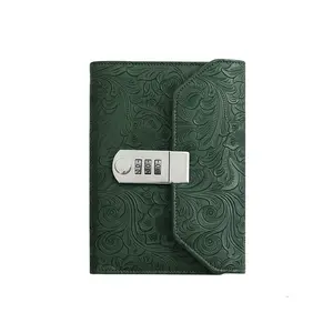 Password Lock Money Saving Book, Vintage Relief Embossed Cover, High Definition Transparent Pouch, 50 Sheets for 100 Notes, Portable Financial Organizer, Bill Organizer Planner