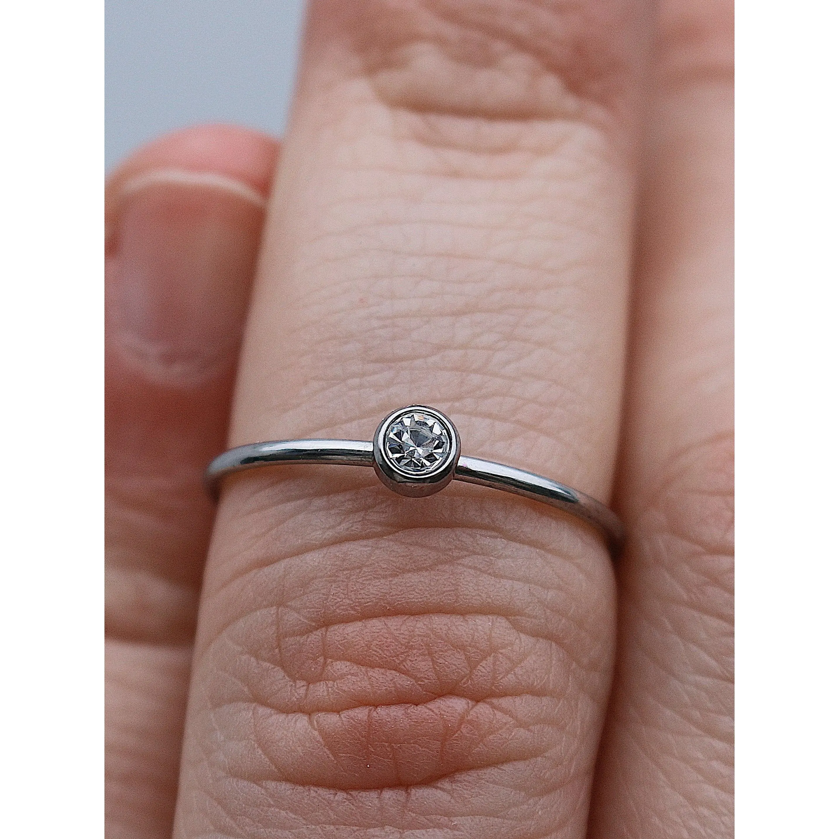April Birthstone Ring