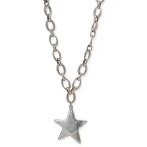 Silver Star Shine Necklace