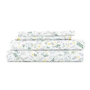 Wildflower Pattern 4-Piece Sheet Set