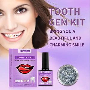 DIY Tooth Gemz Starter Kit – Temporary Cosmetic Crystal Gems for a Sparkling Smile – Easy At-Home Application
