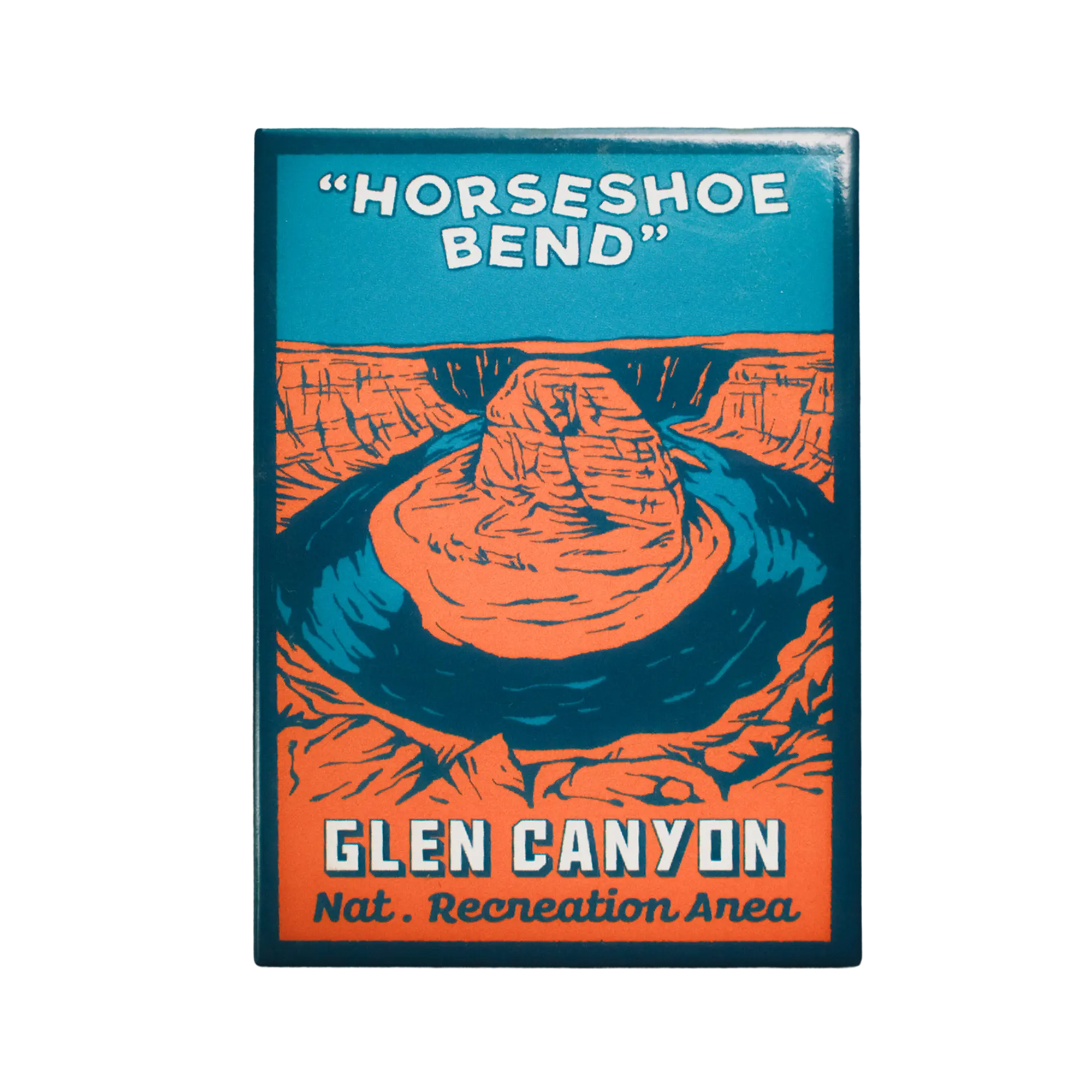 Horseshoe Bend Glen Canyon Fridge Magnet