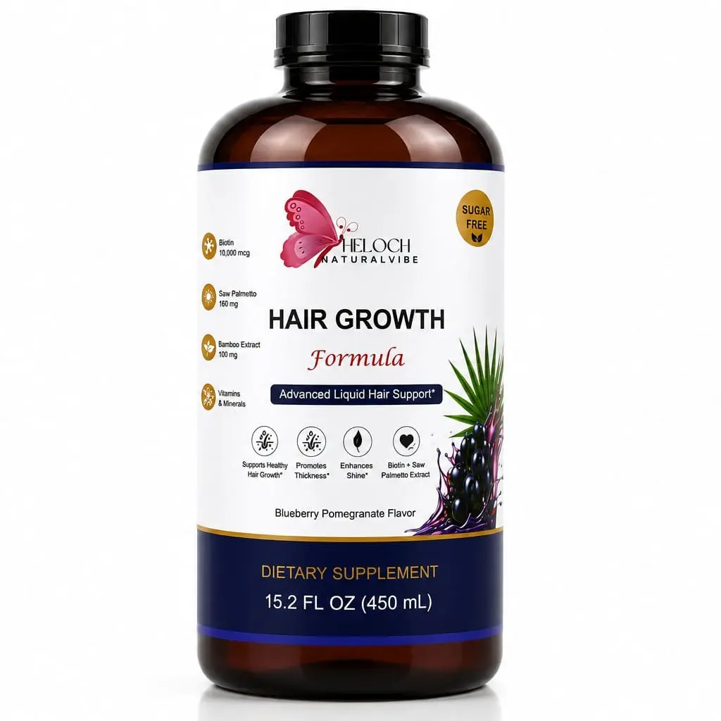 Hair Growth Liquid Supplement – Daily Hair Support Formula (450ml)