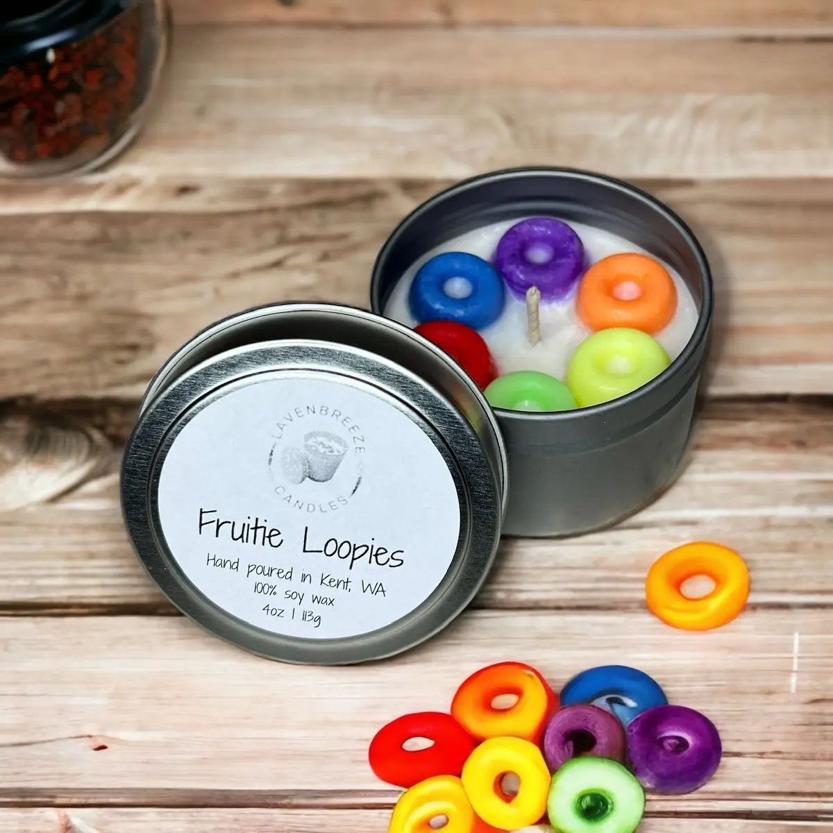 Fruitie Loopies Mini Candle
