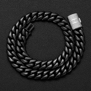 Personalized Fashionable Jewelry Black Cuban Bracelet | 7.5/8.5in - Silver Clasp & Laser Letters A-Z Flip Clasp, Industrial Men's Jewelry for Goth/Punk/Hip Hop, Edgy Gift Trendy and Stylish Accessory for Daily Wear and Gifts