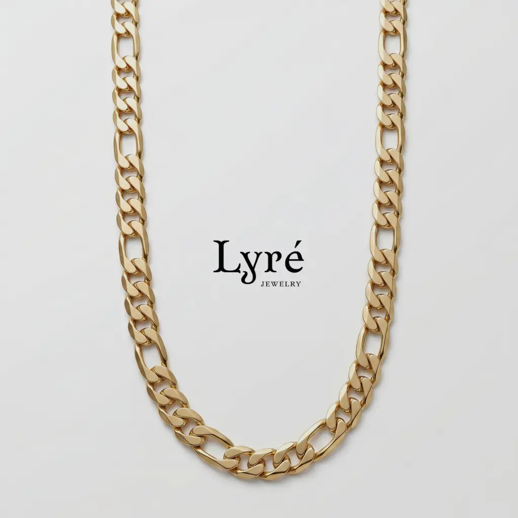 Rocco 12mm Figaro Chain Necklace | NCK015