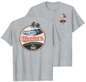 Hooters A Little Piece Of Paradise Since 1982 Logo t-shirt