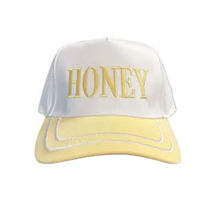 Honey Embroidered Snapback Adjustable Premium Trucker Hat