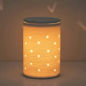 Etched Core Scentsy Wax Warmer Decor Ceramic Light
