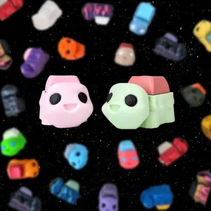 Turtle Keycap Fidget - Keyboard Clicky Fidget - Mystery Egg Turtle Fidget Desk Accessory