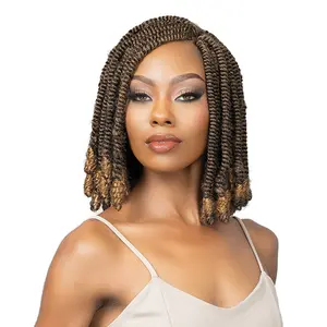 Janet Collection Crochet Braids Nala Tress 3X Bob Style Invisible Locs 10"12"14"