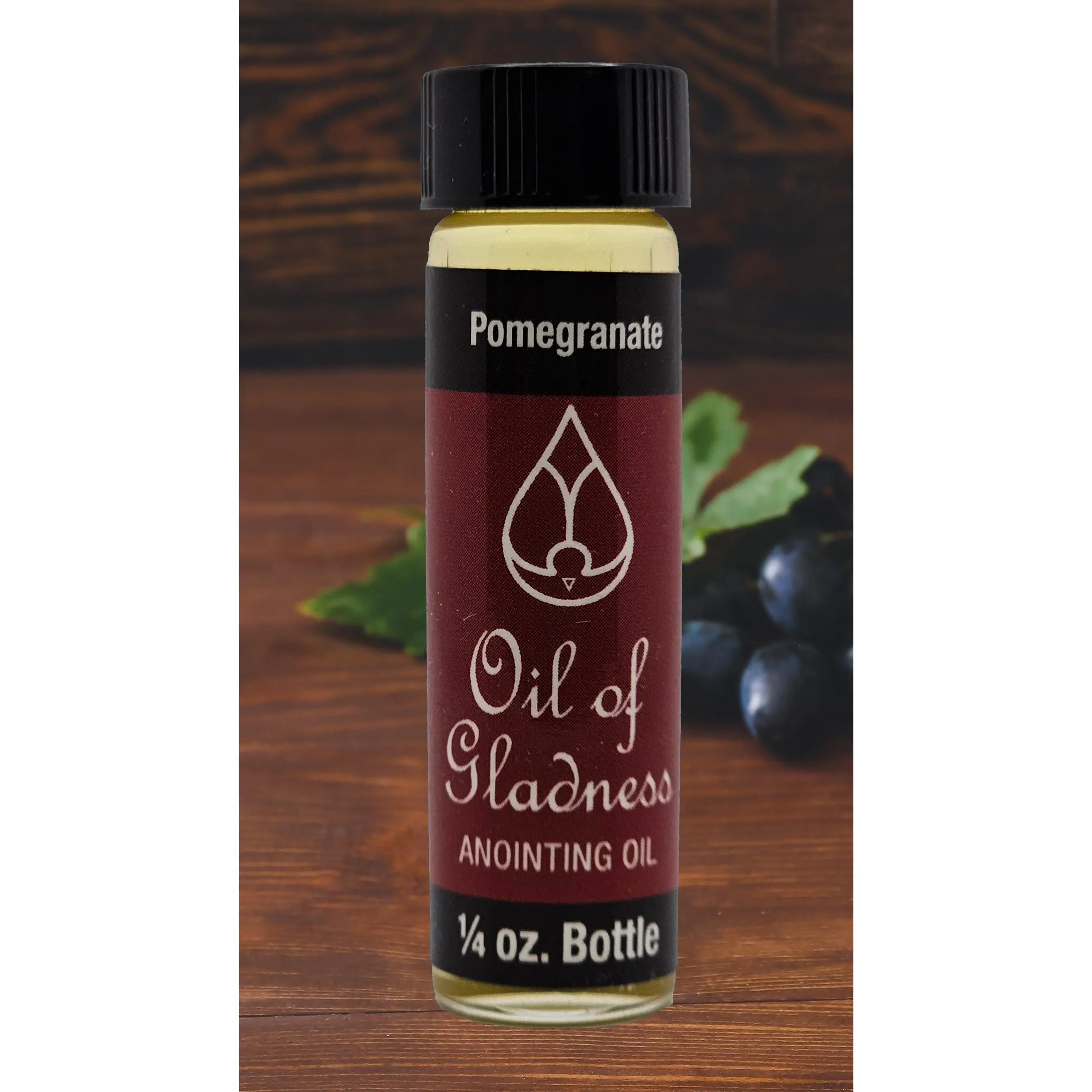 Pomegranate Fruit Scented Anointing Oil - Righteousness & Reminder of Riches in Christ Themed, None-Artificial Aromatherapy Soothing Oil for Whole Body Care Fragrance Application, Righteousness & Abundance