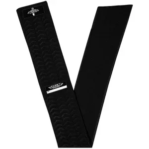 Exxact Sports Streamer Towel Football with Hook & Loop Fastener, Ultra Light Quarterback QB Black Football Towel to Clean Hands, Visor, Gloves - Highly Absorbent, Quick-Dry (Black)