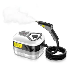 Steam Cleaner, Handheld Portable Steam Cleaner with 10pcs Accessories, 6-Level Adjustable, 15s Fast Heat-Up, High Temp Steamer for Kitchen Grease, Tile, Grout, Bathroom & Car Detailing Floor Cleaning Tool