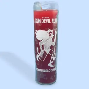 Run devil Run candle red