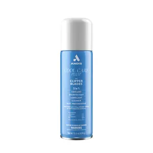 Andis 12750 Cool Care Plus 5-in-1 Clipper Spray - 15.5 oz Liquid Cleanser, Single Item Shaving Product for Blade Care, Treatment, Aftershave & Moisturizing Foam