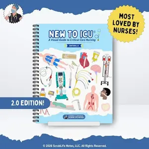 New to ICU 2.0 – Visual Guide to Critical Care Nursing (Most Loved by Nurses!)