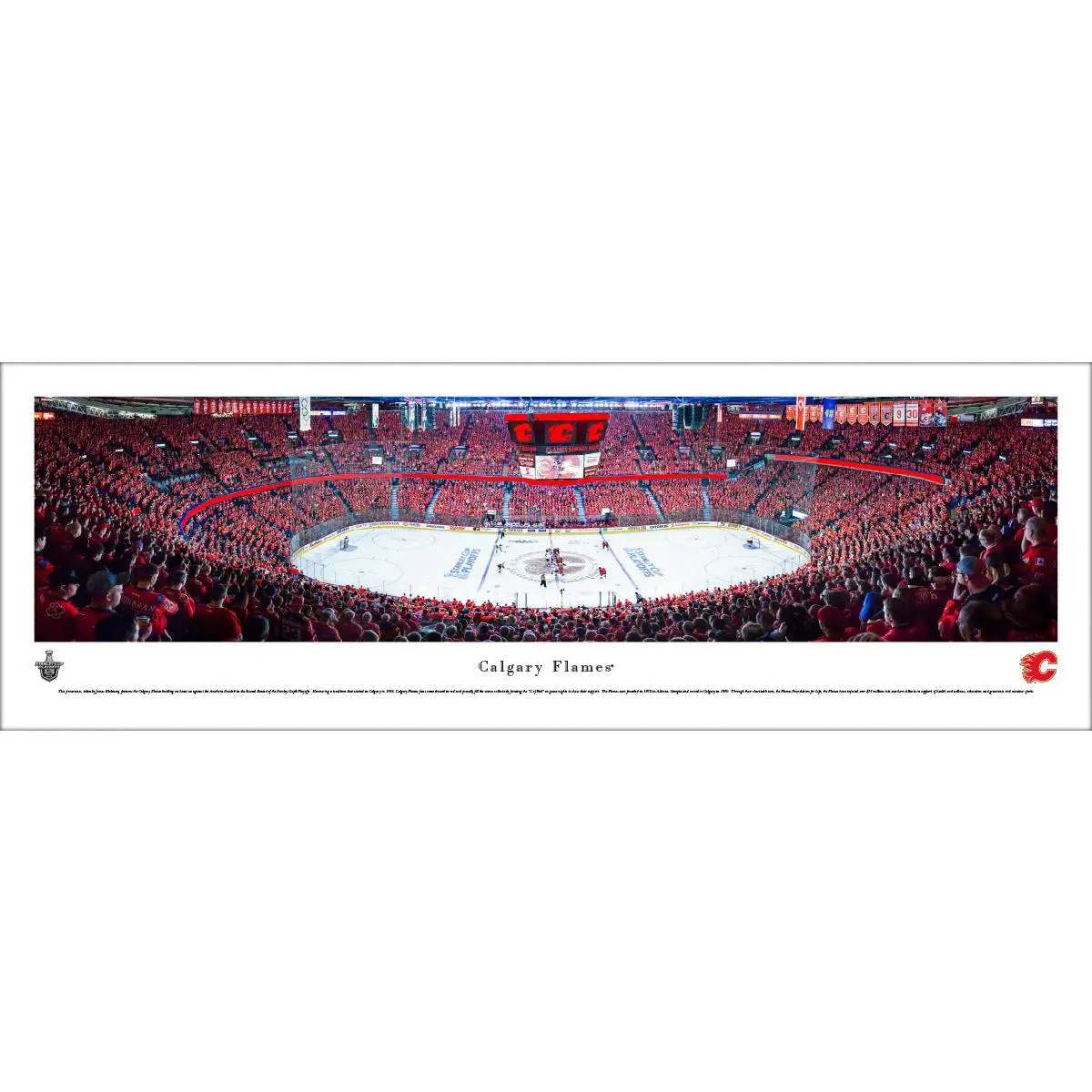 Calgary Flames Scotiabank Saddledome Panoramic Picture