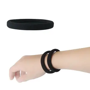 [NOT FOR SALE] 1 Pcs Random Color Thick Black Hair Ties Large Hair Elastics Bulk Hair Ties Stretch Hair Bands Ponytail Holders for Thick Heavy and Curly Hair