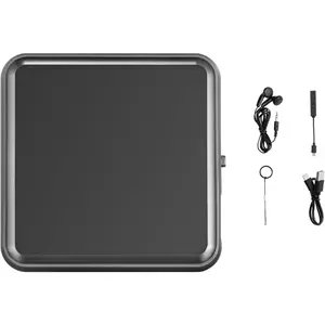 VEVOR Digital Voice Recorder, 128GB, Magnetic Voice Activated Recorder with Playback, 8730 Hours Recording, Fast USB Transfer, Noise Reduction, Audio Recording Device for Interviews Lectures Meetings