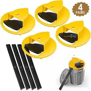 4 Pack Mouse Rat Trap Bucket,5 Gallon Mouses Rat Traps Indoor for Home,Reusable Bucket Lid Rat Traps Indoor Outdoor,Mouse Catching Tool [5 Gallon Buckets is NOT Included]