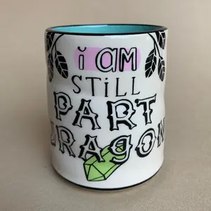 Yes Dragon Spark Cup - Large Ceramic Mug