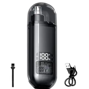 Electric Nose HairTrimmer,2 in 1, Painless Eyebrow&Facial HairTrimmer, USB Charging, EasyCleansing, Water Proof, SafeComfort, Clipper