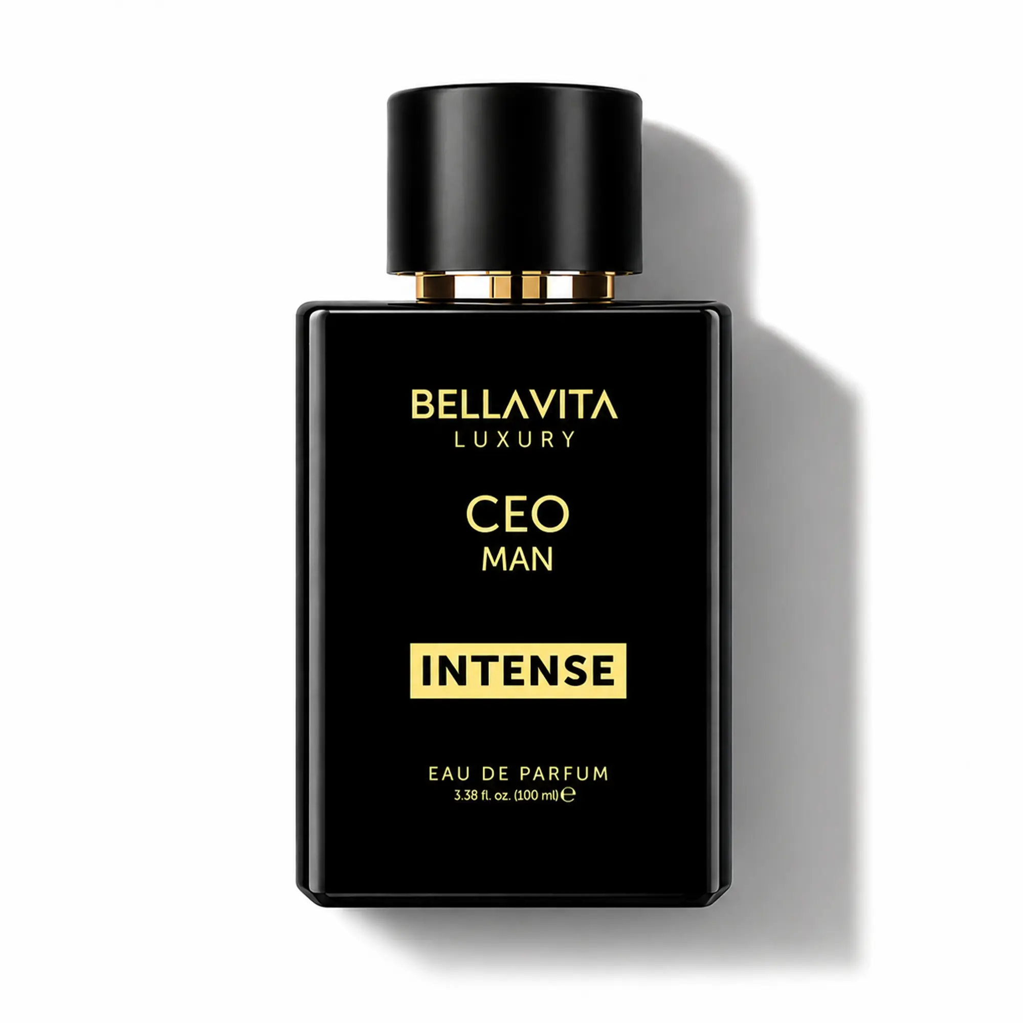 BellaVita Luxury's CEO Man Intense | EDP | Lavender, Carnation & Patchouli | Long Lasting | 18% Perfume Oil Concentration | 3.38 Fl.oz | Perfect Gift for Men