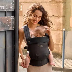 Momcozy Baby Carrier - Ergonomic, Cozy and Lightweight Carrier for 7-44lbs, Effortless to Put On, Ideal for Hands-Free Parenting, Enhanced Lumbar Support, Purehug for Infant to Toddler【B】