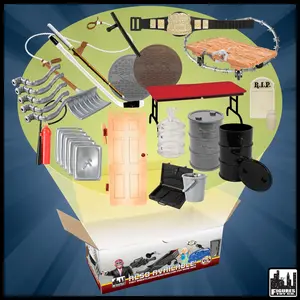 30 Piece MASSIVE Wrestling Figure Accessory Pack for WWE & AEW Wrestling Action Figures