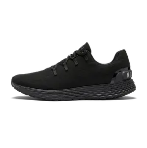 NOBULL Men's Allday Ripstop Shoe in Triple Black - Athletic Everyday Sneaker, Comfortable Walking Shoe, Versatile Trainer