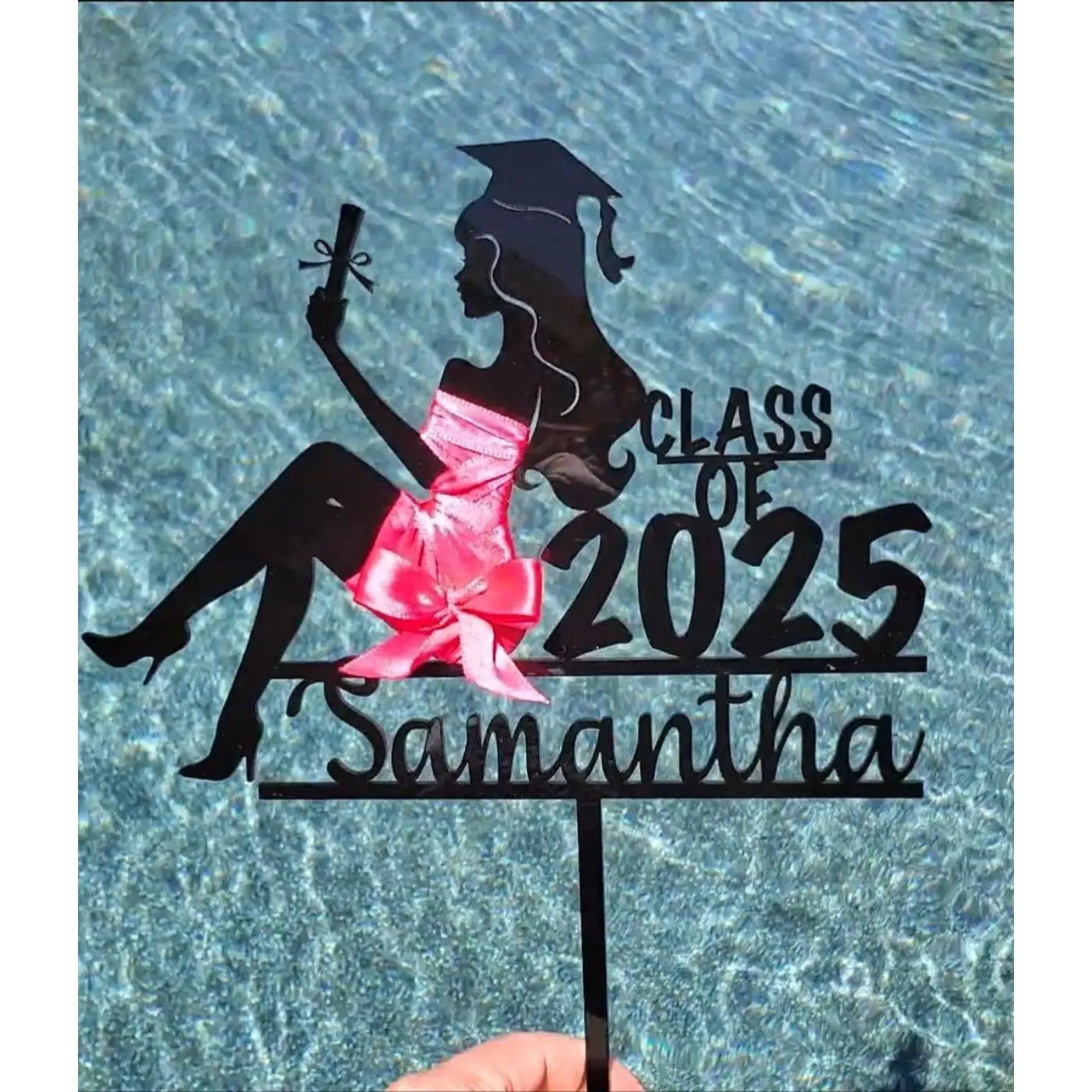 Class of 2025 Personalized Graduation Cake topper, Custom Made Graduation Cake Topper,