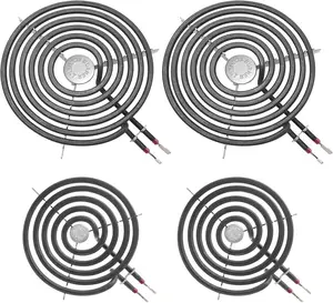 WB30M1 and WB30M2 GE Hotpoint Electric Stove Burner Replacement Element, Perfectly Fit GE Hotpoint Electric Range Stove Top-Includes 2 * 8'' and 2 * 6'' outdoorfun