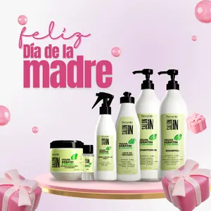 Vegan Keratin & Collagen Ritual Strength & Shield 6-Piece System for Hydration Texture & Heat Protection
