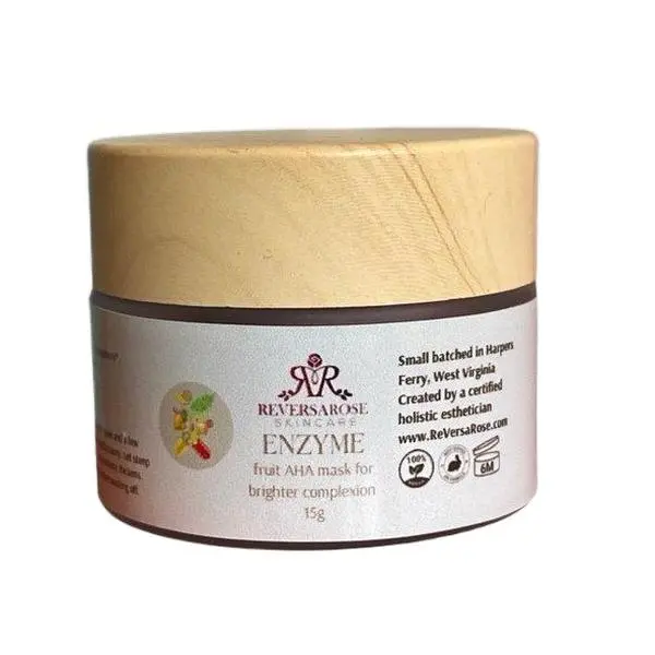 Fruit Enzyme AHA Face Mask: Natural Brightening & Exfoliation - for Smoother, Brighter, and Radiant Skin