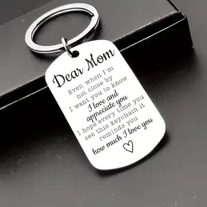 Unisex Family Keychain – Thoughtful Gift for Mom, Aunt, Sister, Dad or Grandma, Perfect Mother’s Day Keychain symbolic design