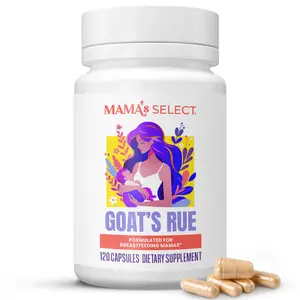 Mama's Select Organic Goat's Rue Formulated for Breastfeeding Mamas 120 Capsules Dietary Supplements