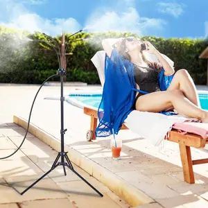 🔥 Outdoor Cooling Mister – Adjustable 26FT Stand-Up Misting System for Patio, Garden & Pool