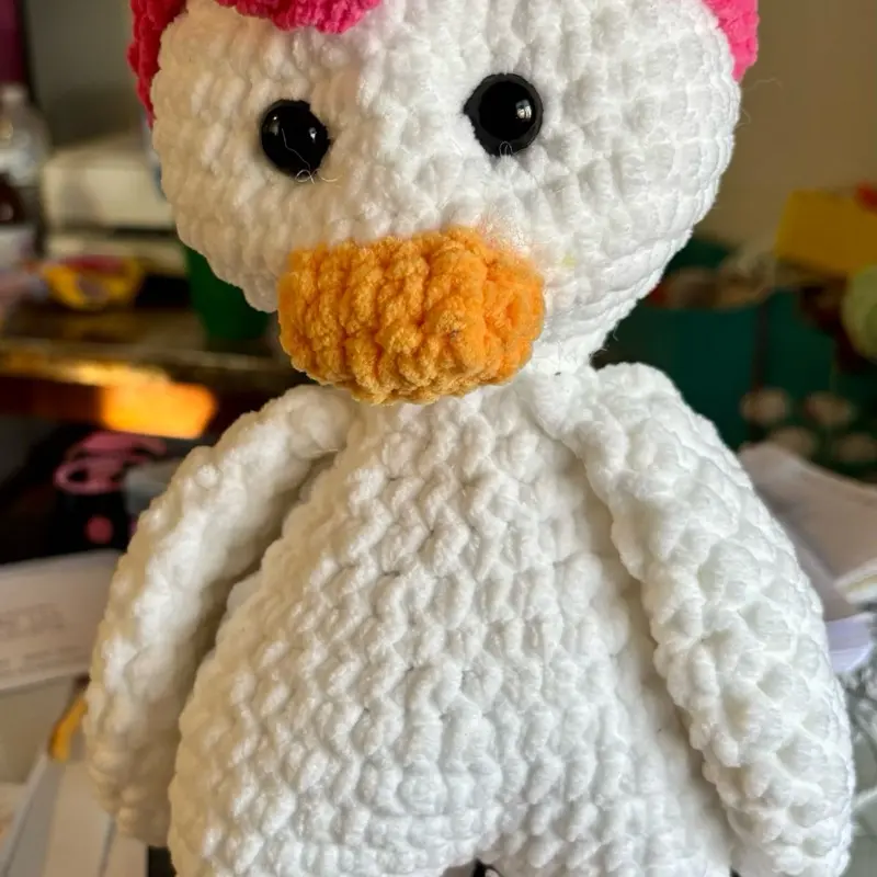 Crochet Duck Plushie - Soft and Cuddly Toy