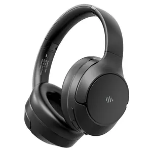 【Live】Wireless Bluetooth Headphones, Over-Ear, Active Noise Cancelling, Hi-Res Audio, 70 Hours Battery Life, Foldable Design, Lightweight and Portable, with Microphone for iOS/PC/Android, Ideal for Home Office, Business Trips Black Electronic