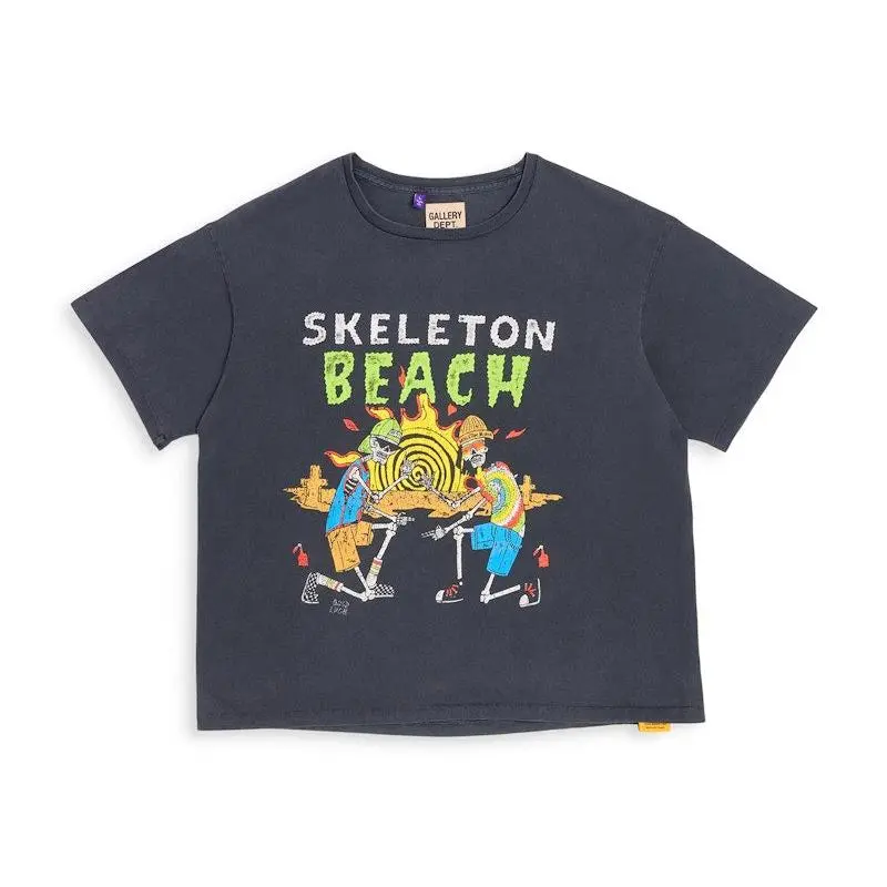 Gallery Dept. Skeleton Beach T-shirt Vintage Black (men) by StockX
