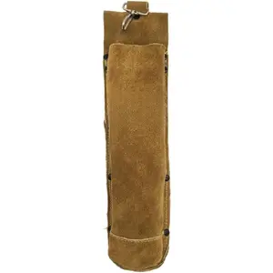 Leather Welding Rod Bag,Leather Rod Holder Welding Electrode Storage Can Welding Tools Rod Bag