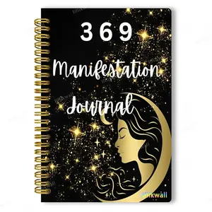 369 Journal - A manifestation diary to activate the Law of Attraction, featuring a clear and positive daily workbook, sized at 5.5 x 8.3 inches