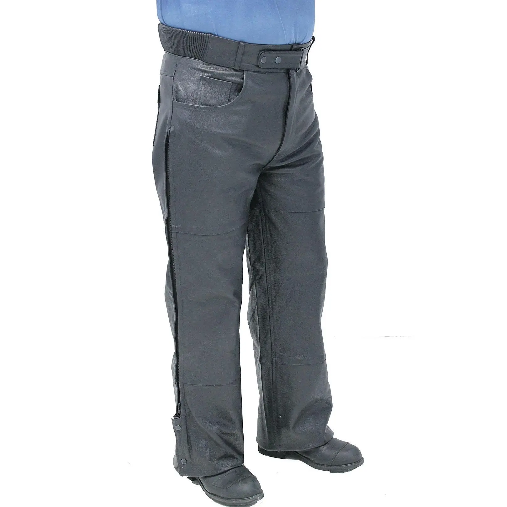 Unisex Premium Leather Motorcycle Overpants #MP506