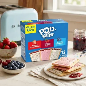 Pop-Tarts Toaster Pastries, Breakfast Foods, Kids Snacks, Variety Pack (12 Pop-Tarts)