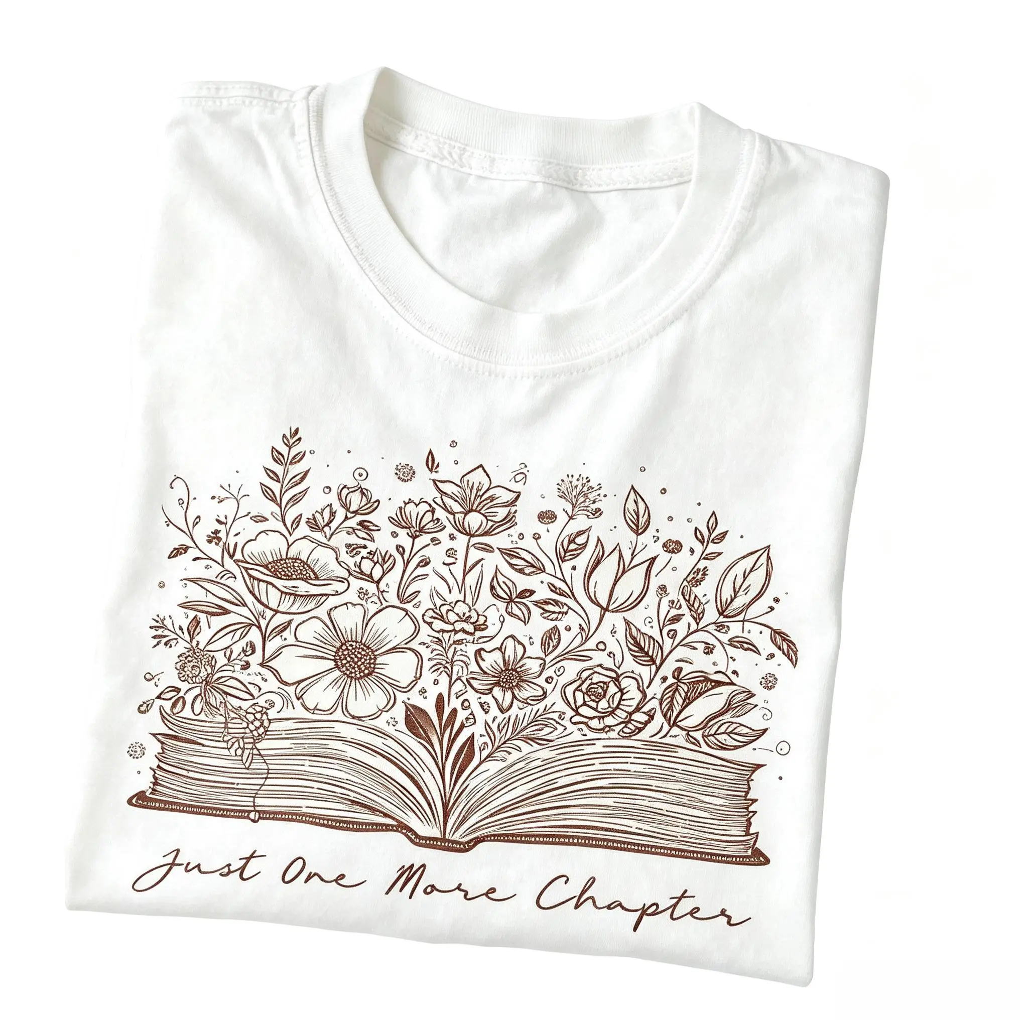 Just One More Chapter T-Shirt, Bookish Merch Tee, Reading Tshirt, Literature, Book Lover T-Shirt