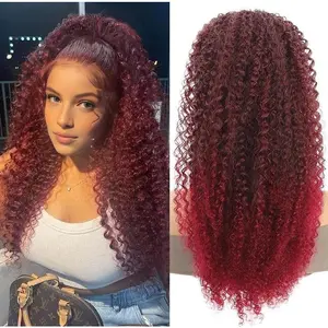 High Elasticity, Natural Realistic Drawstring Ponytail, Long Wavy Curly Gradient Ponytail Extension, Fluffy Full Head Effect