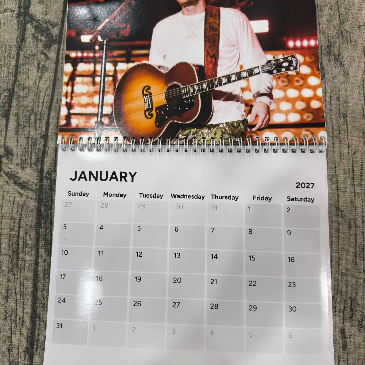 music 2027 Calendar, gift for fan