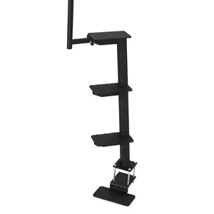 Heavy Duty Boat Trailer Step Ladder – 3-Step with Handle, Non-Slip Surface, Fit for Trailer Tongue, 460 LBS Load Capacity